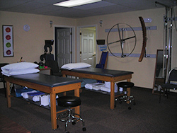 physical therapy exercise area